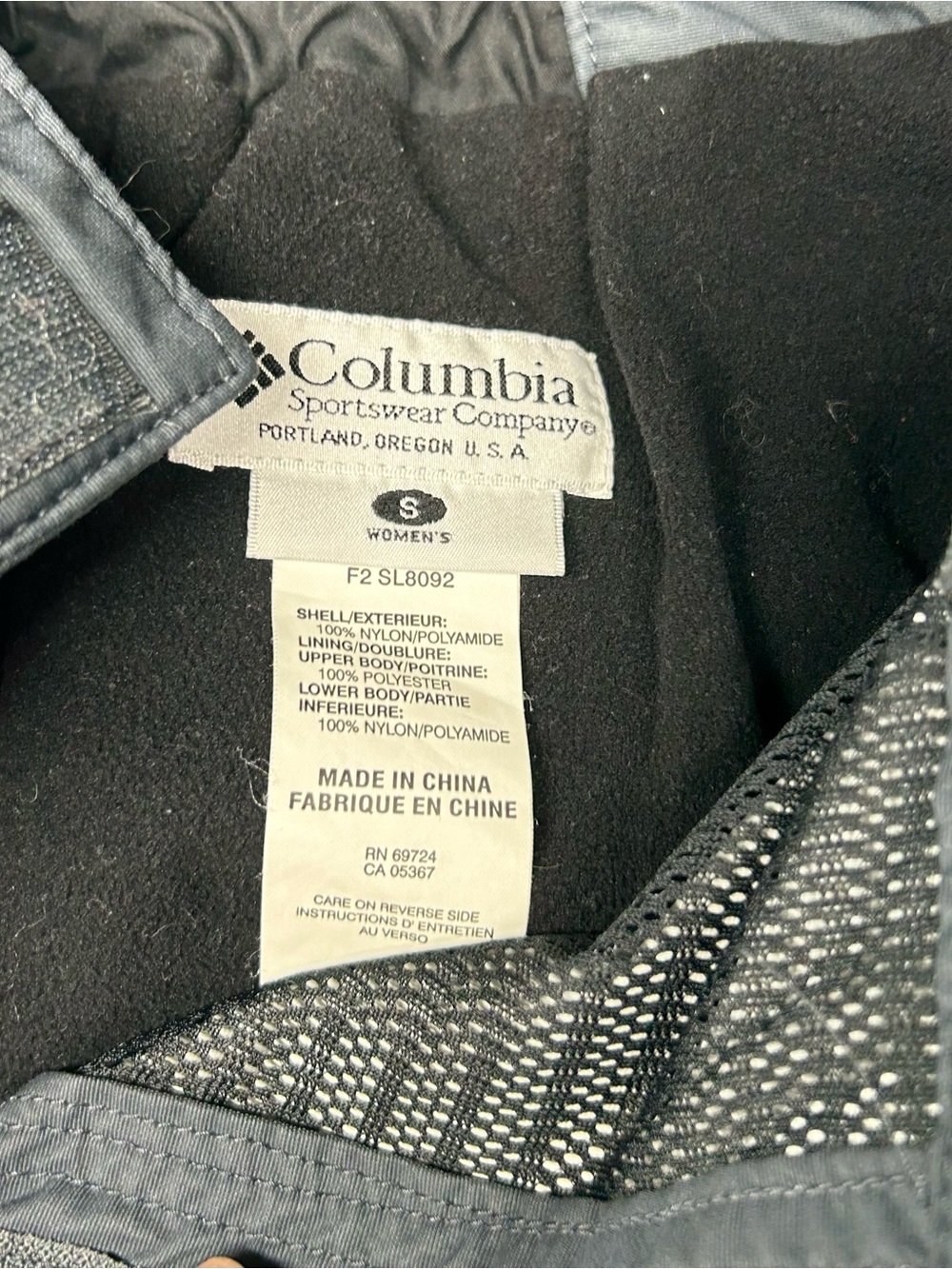 Women’s Columbia Titanium Size Small Ski/Snow Pants, Omnitech, Waterproof - Picture 5 of 10